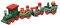 STOBOK Holz Weihnachtszug Weihnachten Zug Deko Eisenbahn Holzzug Spielzeug Tischdeko Weihnachtsdeko Kinder Geschenke für Feengarten Micro Landschaft Dekoration