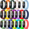 BANGTING 20 Pièces Bracelets Compatible avec Xiaomi Mi Band 7 / Mi Band 6 / Mi Band 5 / Amazfit Band 5, Bracelet de Remplacement pour Mi Band 7 et Mi Band 6 et Mi Band 5 et Amazfit Band 5