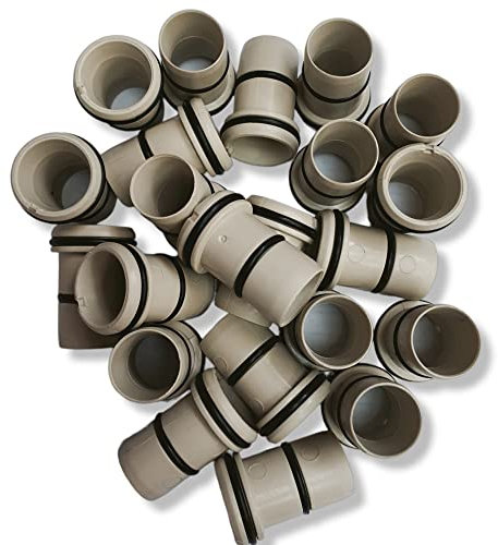 Duraplast UK™ 22mm Superseal Tube Support Pushfit Pipe Insert Pack of 25 | Dual O-Rings for Extra Sealing Security | For Plastic Pushfit Pipe and Fittings | FAST DISPATCH