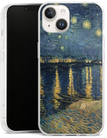 DeinDesign Silikon Hülle kompatibel mit Apple iPhone 14 Case transparent Handyhülle Vincent Van Gogh Kunst Malerei
