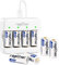 Rapthor Rechargeable Batteries 3.7V 123A / 123 Lithium Batteries 750mAh Compatible with Arlo Camera Flashlights Smart Sensors Alarm System with Fast Charger (8 Batteries+ 1 Fast Charger)