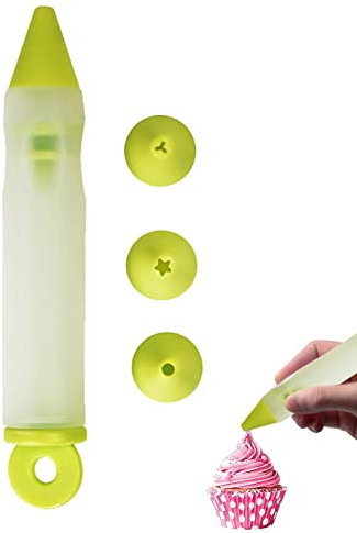 WEITING Lápiz decorativo para chocolate derretido - Lápiz silicona para tartas galletas, crema pastelería y chocolate, herramienta repostería, silicona