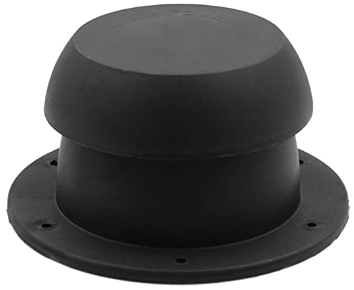DASNTERED RV Plumbing Vent Cap, Mushroom Head Shape RV Vent Cap Round Exhaust Outlet Vent Air Fan Waterproof Universal Replacement for Camper Trailer