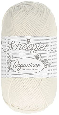 Scheepjes - Scheepjes 202 Soft Wolke Organicon Garn - 5x50g