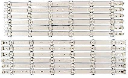 HABITZ Nouvelle bande de rétroéclairage TV LED compatible for LG 42LM340T 42LM3700 42LS3400 42LM340042 ROW REV0.8 2 LR TYPE 6916L-1029A 1028A 6916L-0882A 0913A