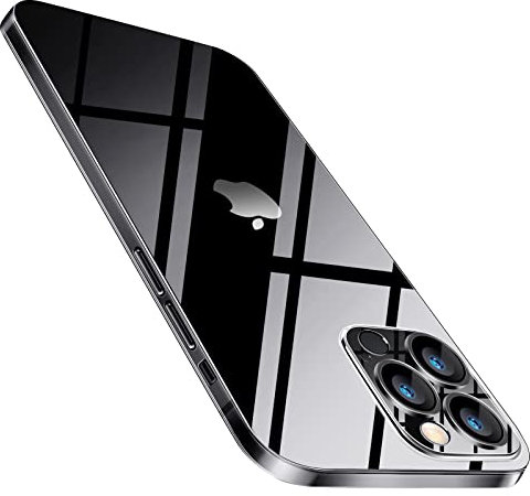 Purluct for iPhone 15 Pro Max Slim Case,Paper-Thin Transparent Finish Skin Back Case [Non Yellowing] Ultra Protective Cover with Camera Protection 6.7 Inch (Clear)