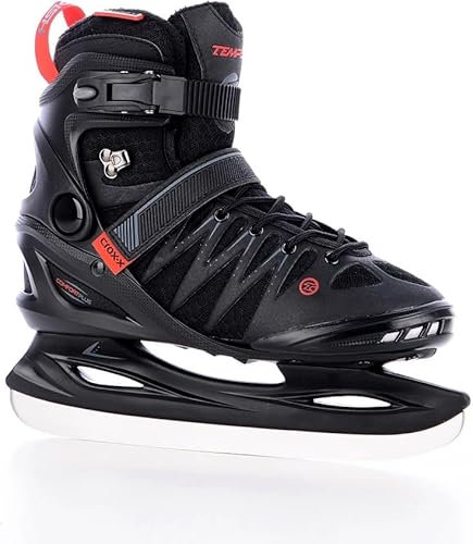 Tempish Hockey Skates Crox.XM 13000002162 Rollschuhe, Erwachsene, Unisex, Schwarz (Schwarz), Größe 44