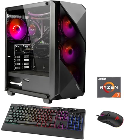 Hyrican Gaming-PC Ryzen 7 7700X Wasserkühlung 16GB DDR5 1TB SSD Gen4 RTX 4060 Windows 11 (Striker 7146)