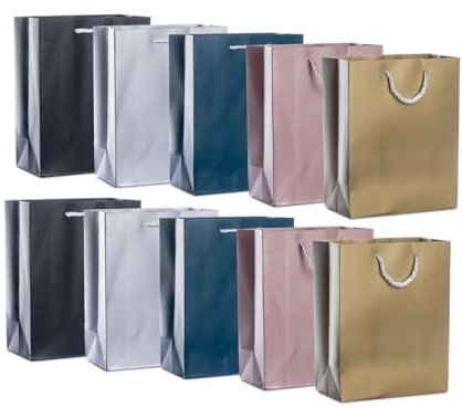 Laro Medium Geschenktüten 10-100 Stk Medium, Anzahl:40, Muster Tüten:Medium Luxury