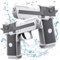 Pistola de Agua Pequeña, 2 en 1 - Mini Pistola de Agua para Niños, Juguete de Plástico para Playa y Piscina