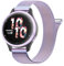 Oumida Bracelet pour Fossil Femme Gen 6/Fossil Femme Gen 5E, 18mm bracelet acier inoxydable pour Vivoactive 4S/Venu 2S/Venu 3S/Vivomove 3S, Arc-en-ciel