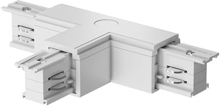 Maytoni Verbindungselement T-Connector Einspeisung für Aufputzschienensystem Zubehör für Schienen Trinity Weiß Kunststoff
