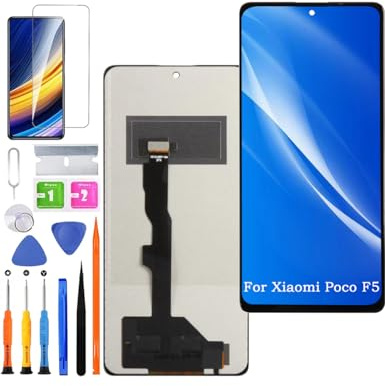 HLYGZX Pantalla para Xiaomi Poco F5 TFT 23049PCD8G 23049PCD8I | con Kit de reparación，TFT LCD，pantalla HD，pantalla de reemplazo