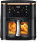 Oyajia 9L Air Fryer with Visual Window, 6-In-1 Cooking Presets, Smart Touch Screen, Timer Function, Dishwasher-Safe, Healthy Oil Free & Low Fat Cooking.