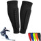 Shin Defender Schienbeinschützer, SkiGuard Pro, Shinbang Protector 2.0, Shinbang Protector Ski, Shin Defender Schienbeinschützer Kinder und Aldult (Schwarz,XL)