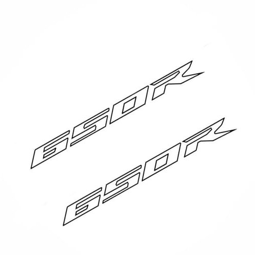 MPODYTSF Aufkleber für Motorrad Motorrad Aufkleber Aufkleber Zubehör Für H-ONDA CBR 650 R CBR650R CBR 650R 2019-2021 2022(Nero)