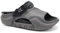 COFACE Mens Sandals with Arch Support Orthopedic Slides for Men Orthotic Clogs 2025 Recovery Sandal Man Plantar Fasciitis Summer Casual GreyBlack Size 10