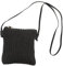 WRITWAA Fashionable Black Straw Crossbody Bag: Woven Summer Beach Shoulder Bag with Zipper, Lightweight Travel Purse for Daily Essentials