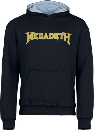 Megadeth Logo Männer Kapuzenpullover schwarz/blau XL 80% Baumwolle, 20% Polyester Band-Merch, Bands