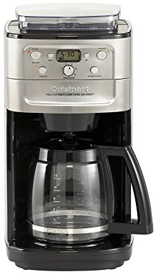 Cuisinart DGB-700BC Grind-and-Brew 12-Cup Automatic Coffeemaker, Brushed Chrome/Black