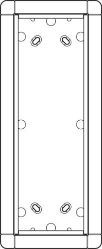 Ritto 1883370 Surface-Mounted Unit for Portier Intercom 3-Way White