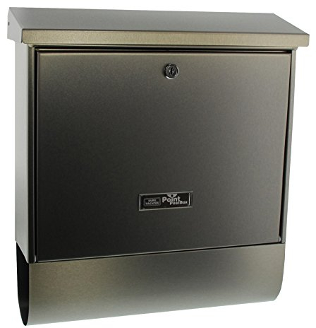 Burg-Wächter Briefkasten-Set mit Zeitungsbox, A4 Einwurf-Format, EU Norm EN 13724, Inkl. 2 Schlüsseln, Edelstahl, Inox-Star 4730 Ni