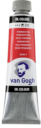 Van Gogh Oil Colour Paint, 40ml Tube, Permanent Red 372
