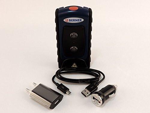 Berner deLUX sUN lampe lED uSB de chargement pour voiture 12 v/230 v