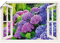 ARTLAND Wanddeko Poster & Kunstdrucke Wandposter 100x70 cm Botanik Blumen Hortensien Garten Blüten Landhaus T5PZ