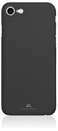 Black Rock Ultra Thin Iced Case Hülle kompatibel mit Apple iPhone 7 und 8 Schwarz