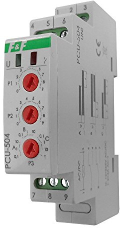 Zeitrelais mit Energie Aufrechterhaltung nach dem Stromausfall Relais PCU-504 UNI 8503 F&F