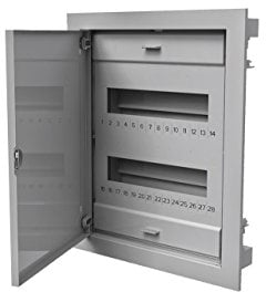 Unterputz Unterverteilung Sicherungskasten Verteilerkasten 2reihig für 24 + 4 TE