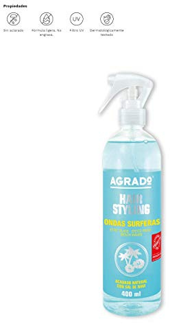 Surfer Wellen, Salzwasser-Haarspray Natürliches Haar-Finish 400 ml Agrado