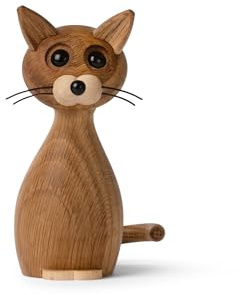 Lucky the Cat | Divertido gato pequeño | figura decorativa de madera | Chresten Verano | Spring Copenhagen