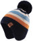 XIAOHAWANG Baby Strickmütze Winter Babymütze Junge Warme Kindermütze Junge Beanie Mütze Dicke Wintermütze für Herbst,Winter (Streifen Hut, 4-7Jahren)