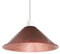 Metal Easy Fit Lampshade Retro Industrial Ceiling Lighting Shade Hanging Pendant Barn Shade Light Fixture for Kitchen Dining Room Lights E27 (Cone - Rustic Red)