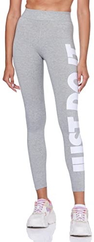 NIKE Essential Gx HR JDI Tights Dk Grey Heather/White M