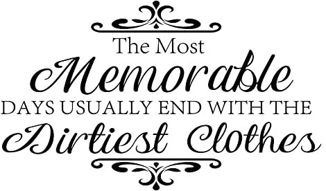 SUPERDANT Adhesivo de Vinilo para Pared de Lavandería - Ropa Sucia, Citas, Letras, Hogar, Lavadora, Secadora - Decoración de la Pared Negro 69x41 cm