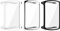 Be In Your Mind 3 x Uhr Schutzhülle Case Plating TPU rundum schwarz transparent Silber stoßfest Smartwatch Hüllen kompatibel mit Fitbit Charge 5