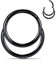 AROWRO 16G Septum Daith Clicker Septum Daith Schmuck Septum Nase Daith Ring Septum Daith Hoop Daith Septum Piercings Septum Daith Piercing Schmuck Edelstahl 8mm Knorpel Daith Helix Ohrringe Schwarz