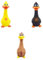 #N/A 3pcs Gummi Huhn Streich Spielzeug, Das Quietschendes Hundespielzeug Geschenk