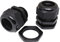 Lumonic 2x Kabelverschraubung M40 PG36 IP67 metrisch d22-32mm I Kabeldurchführung wasserdicht in schwarz I Verschraubungen, Schlauchdurchführung M40 P