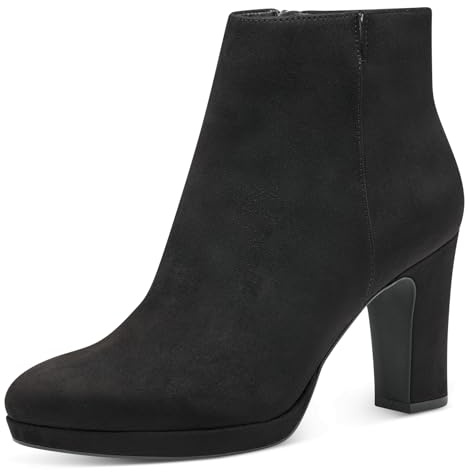 Tamaris Damen Boots Textil, schwarz, 41 EU