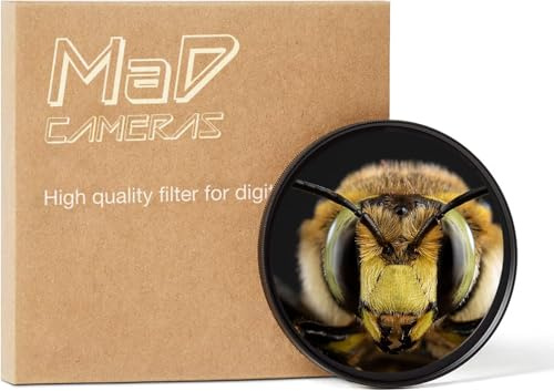 MaD Camera - 52mm Macro Effect Zoom Filter (+8) - Close Up Lens for Detail Photography - Premium Camera Lens Filter for DSLRs