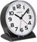 FAMICOZY Automatically Backlighted Alarm Clock,Silent No Ticking for Seniors Vision Impaired,Easy to Set,Big Numbers,Ascending Alarm,Gentle Wake,Snooze,2 AA Battery Operated,Black