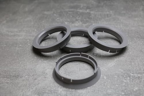 Zentrierringe Distanzringe 63,3 mm x 54,1 mm hellgrau für Alufelgen