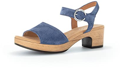 Gabor Damen Plateausandalen, Frauen Sandalen,Moderate Mehrweite (G),Sommerschuhe,Freizeitschuhe,offene Schuhe,Strandschuhe,Jeans,42 EU / 8 UK