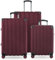 Hauptstadtkoffer Q-Damm - 3er Kofferset - Handgepäckskoffer 54 cm, mittelgroßer Koffer 68 cm + großer Reisekoffer 78 cm, Hartschale ABS, TSA, Burgund