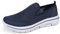 Meik Mangni Zapatillas Slip-On Mujer Zapatos de Deportivos Zapatos sin Cordones Hombre Moda Causal Sneakers,Azul,Tamaño:42 EU