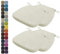Kimgull 4er Set Stuhlkissen mit Bändern Bequeme Waschbare Rutschfestes Sitzkissen Ideal für zu Hause und Gartendekoration, viele Farben und Größen zur Auswahl (43x40x5CM Beige)